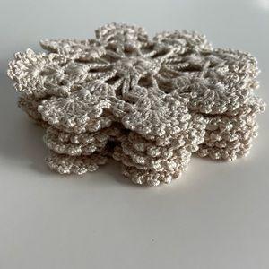Hand Knitted Coaster Crochet Pattern